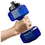 CMLLING 2.6L / 88oz Dumbbell Shape Water Bottle, Portable weight water bottles, Dumbbells Travel...