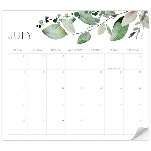 Beautiful 2025-2026 Magnetic Fridge Calendar - Runs From July 202...