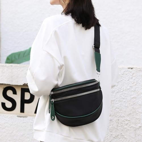 Image of Casual Nylon Crossbody Purse Bag Waterproof Lightweight Shoulder Bag for Women Handbag