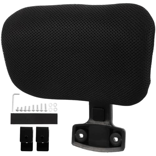 Appui-tête réglable pour chaise de bureau avec support cervical en mesh
