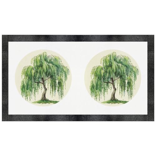 Azeeda 'Weeping Willow Tree' Pet Feeding Mat (PM00029321)