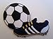 Produktbild Fußball Ball & Schuh - 6,1 cm * 4,7 cm - Bügelbild Tor Fussball Aufnäher/Applikation Aufbügler - Fußballer