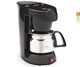 SUNBEAM 4 CUP STEEL CARAFE COFFEE MAKER * BLACK * MODEL 3192