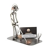 Steelman24 I Detector De Metales con Portatarjetas De Visita con Grabado Personal I Made in Germany I Idea para Regalo