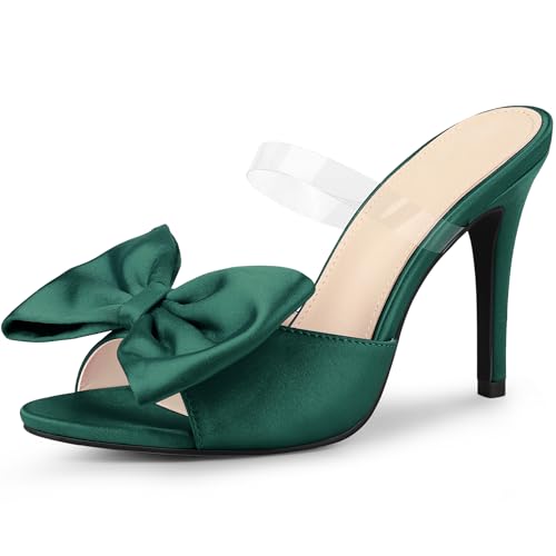 Mules à talons aiguilles pour vos soirées habillées en taille 40 EU Allegra K