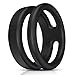 Silicone Dual Penis Ring, Premium Stretchy Longer Harder Stronger Erection Cock Ring Erection Enhancing Sex Toy for Man or Couples Play