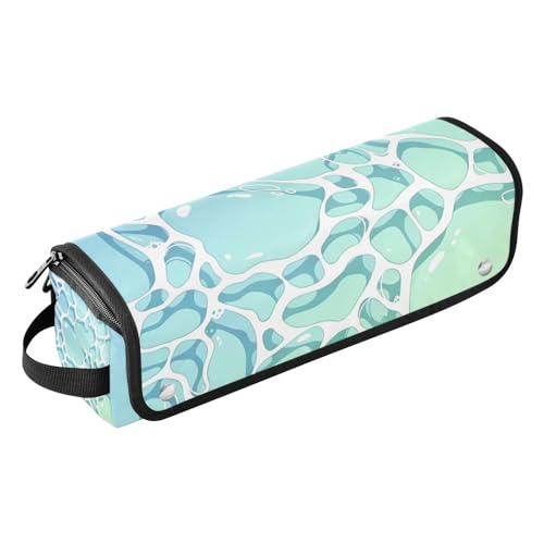 Bolso de viaje para herramientas de cabello con tapete resistente al calor, impermeable y portátil para planchas, rizadores y más miniatura 1