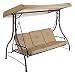 Garden Winds Lawson Ridge 3-Person Swing Replacement Canopy- Rip Lock 350