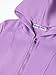 WELAKEN Girls Athletic Zip-Up Hoodie Sweatshirt,Long Sleeve Casual Hoodie for Kids Purple