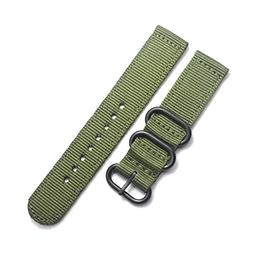 Bracelet de montre en nylon LJIANGD anti-irritation pour peau sensible