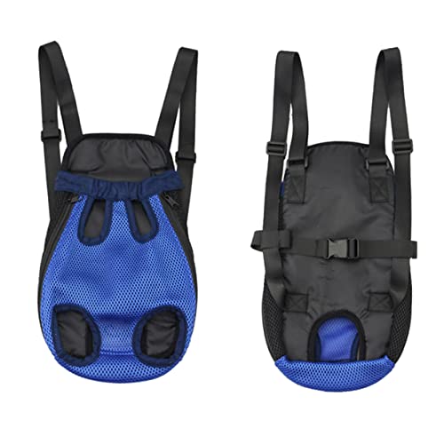 VICASKY Pet Carrier Backpack Adjustable Legs Out and Cats Travel Bag for Hands Adventures Lightweight Breathable Mesh for Comfort