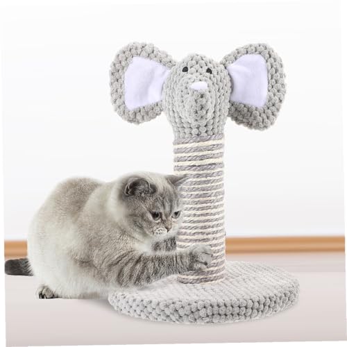 Set de 2 Rascadores para Gatos con Sisal Natural Diseño Elefante y Cebra miniatura 4