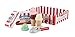 Melissa & Doug Juego para servir y apilar bolas de helado, varios...