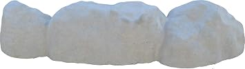 SvitMolds Concrete molds DIY Sold 2 Pieces Edge Stone Concrete Moulds Edging Border Mould ABS Plastic BR16