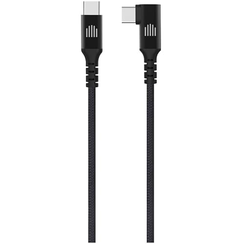 Dviced Cable angled Type USB 2.0 C/M to C/M I-L with E-Mark Nylon Textile 1,25 m black