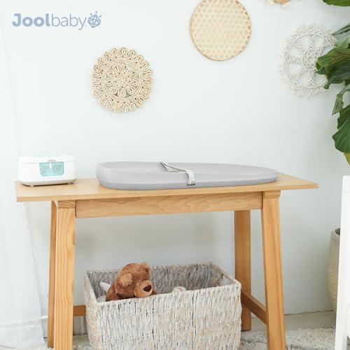 Jool Baby Waterproof Baby Changing Pad - Easy to Clean, Lightweight & Portable - Large Foam Cushion for Comfort (Gray) by Jool Baby - Image 9