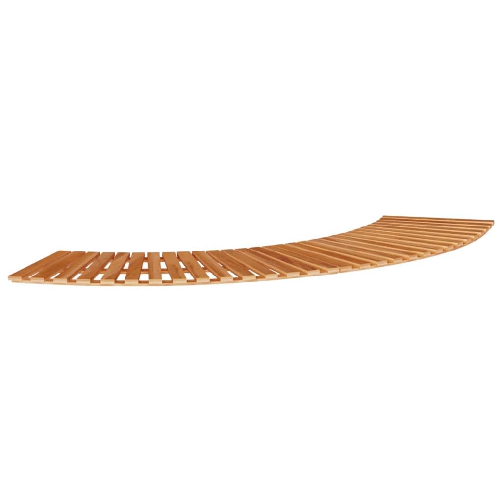 Lot de 2 bords de spa en rotin synthétique gris avec bois d'acacia massif, banc et escalier, coussins de siège amovibles, résistants aux UV, accessoires de piscine de jardin pour l'entretien