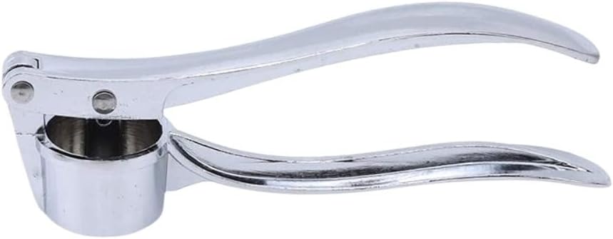 Garlic Press Kitchen Stainless Steel Garlic Press Manual Peeling Garlic Press Garlic Puree Tools Garlic Mincer Crusher (Onecolor 14.5 * 4cm)