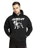 Amstaff Logo 2.0 Hoodie - schwarz/weiß (XL)