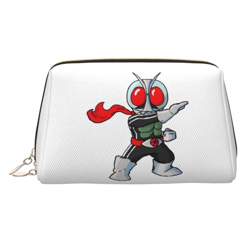 化粧ポーチ 仮面ライダー1号 レディース メイクポーチ 化粧バッグ メンズ トラベルポーチ レザー 小物入れ かわいい おしゃれ 可愛い 化粧品収納 大容量 防水 多機能 旅行 持ち運び便利