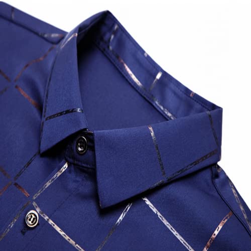 Heren retro bedrukt overhemd Mode Casual Eenvoudig Comfortabel Trend Persoonlijkheid Knap zakelijk woon-werkverkeer Shirt met lange mouwen - Afbeelding 5