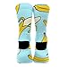 CWECVWE Boy's Classic Polyester Socks, Fashion Dress Decor Socks, Moisture Wicking Socks, Sports Running Socks Compatible with Banana