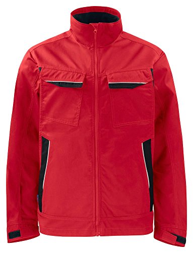 Veste de service rouge XL 645425-35 anti-taches et respirante pour la restauration