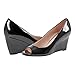 Bandolino Women's Tufflove Wedge Pump, Black Patent, 003, 9