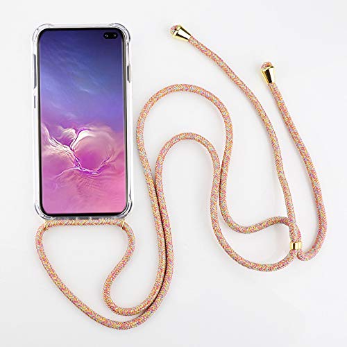Lobwerk Etui ochronne z ?a?cuszkiem na telefon komórkowy do Samsung Galaxy S20 6,2 cala z regulacj? d?ugo?ci, cienkie etui na telefon komórkowy z TPU, odporne na uderzenia, dodatkowa ochrona, lekkie