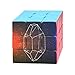Crystal Universe Sky Fantasy Star Brown Magic Cube Puzzle 3x3 Toy Game Play