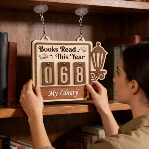 Contador de libros leídos para superar tu reto de lectura anual y organizar 3