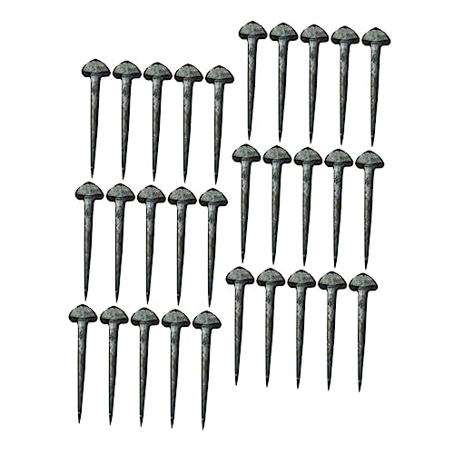 Abaodam 50Pcs Hoof Nails for Horseshoes Iron Horseshoe Tools for Equestrian Use Essential for Horse Resistant and Horseshoe Nails