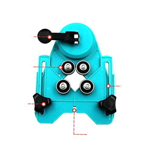 ARTIBETTER Djustable Tile Bevel Cutter Marble Hole Drill Locator Easy to Attach to Cooling Systems Random