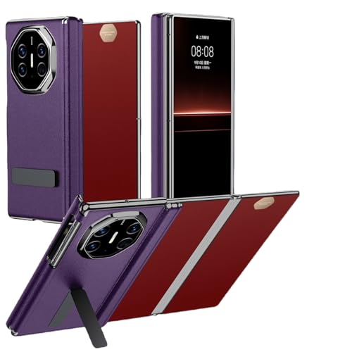 Huawei Mate XTs/XT�p 270°��]�X�^���h�t���ی�P�[�X - �t���O���C�����U�[�J�o�[ (�p�[�v��)