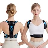 Rücken Geradehalter, Schultergurt Haltungskorrektur Rücken Herren, Rückenstützgürtel, Haltungstrainer Damen, Posture Corrector Men, Haltungstrainer Ruckenhalterung Korrektur von Nacken, Schulter