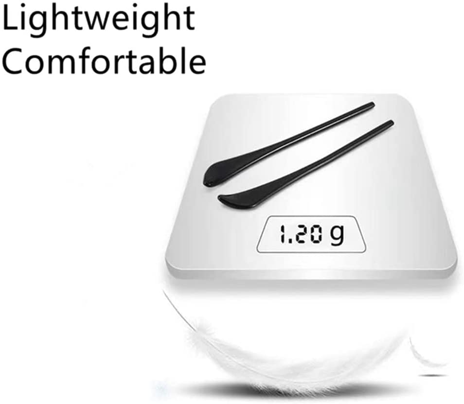 Sunglass Temple Tips,Eyeglasses Earsocks Ear Tips Soft Silicone Anti-Slip Ear Sleeve (Black)4