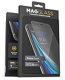 Picture of Magglass 2020/2022 iPhone SE Privacy Screen Protector - Anti Spy Fingerprint Resistant Tempered Glass Anti-Microbial Display Guard (Case Compatible)