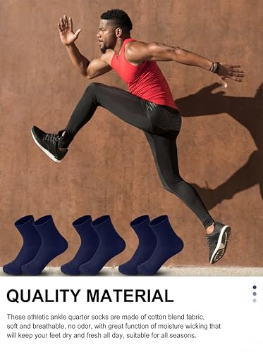 Image of Tarpop 100 Pairs Bulk Mens Socks Moisture Wicking Casual Sports Ankle Socks for Homeless Unisex Adult Men Women