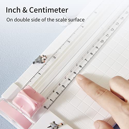Mini A5 Paper Trimmer Cutter Máquina de corte de papel de mesa com cabeça de corte de segurança Régu