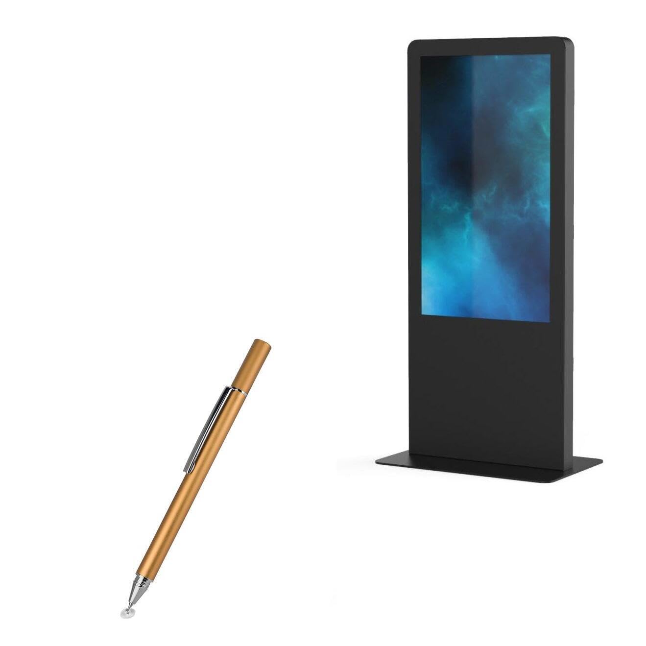 BoxWave Stylus Pen Compatible with Fabcon Interactive ePoster (32 in) - FineTouch Capacitive Stylus, Super Precise Stylus Pen - Champagne Gold
