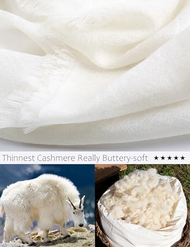 Buttery-soft Cashmere Wrap Lightweight Scarf Shawl Travel Stole for Wayfarer Extra Large 75"x35"3