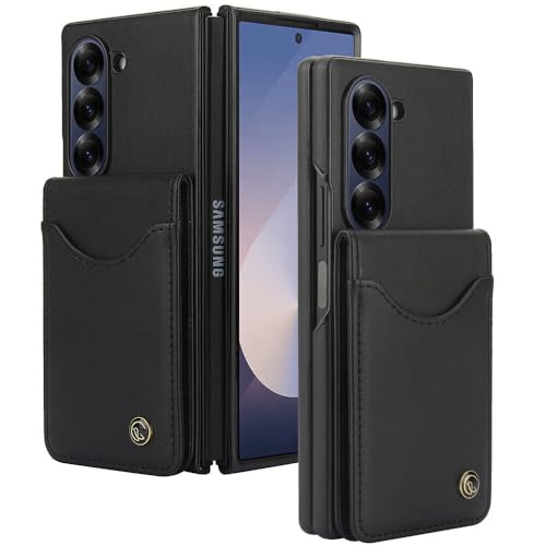 Coque antichoc Samsung Galaxy Z Fold 7 portefeuille cuir anti-piratage