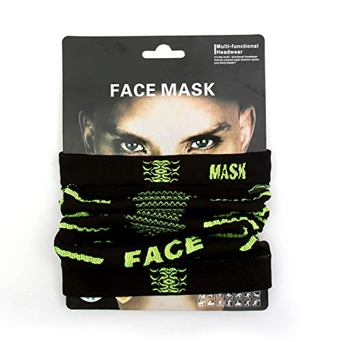 simPLEISURE フェイスマスク 防寒 防風 フェイスガード ネックウォーマー 帽子 男女兼用 メンズ レディース フリーサイズ 4way グリーン qa100105a02n0