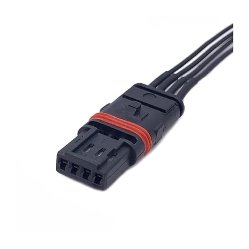 1 Set 4 Pin Car Rearview Mirror Heating Door Handle Electronic Connector Female Wiring Harness Plug Modified(4P Female,10 Sets)