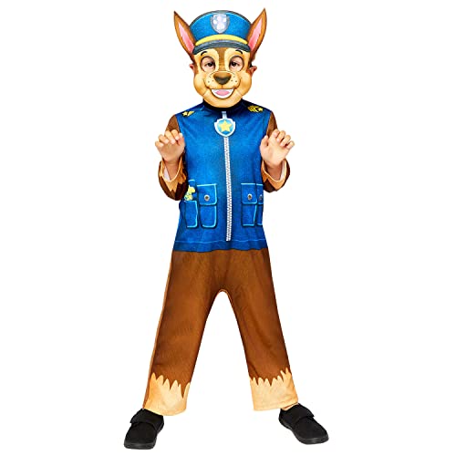 amscan Disfraz Paw Patrol Chase Good talla 4-6 años Niño