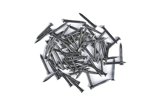 ÖÇS - 1.5 inch (40 mm) Length Fluted Hardened High Carbon Steel Point Tip Wall Masonry Concrete Black Nails (50 pcs.)