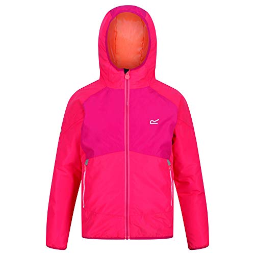 Veste technique junior Regatta Volcanics III imperméable rose pour enfant taille 104