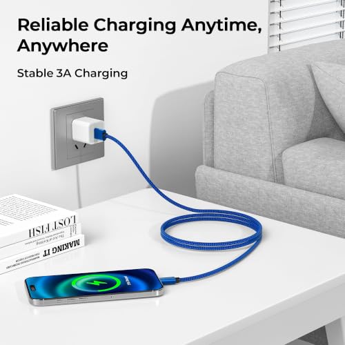 Image of Basesailor for iPhone 17 16 Pro Max Charger Cord,USB to USB C Cable