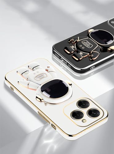 Coque de téléphone Funda fine Tecno Spark 20 Pro plaquée blanc - 2
