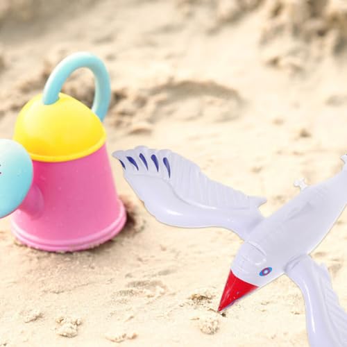 ibasenice Grande Gaivota Inflável 5 Peças Gigante Voadora Gaivota Cenário De Praia Explodir Pássaros